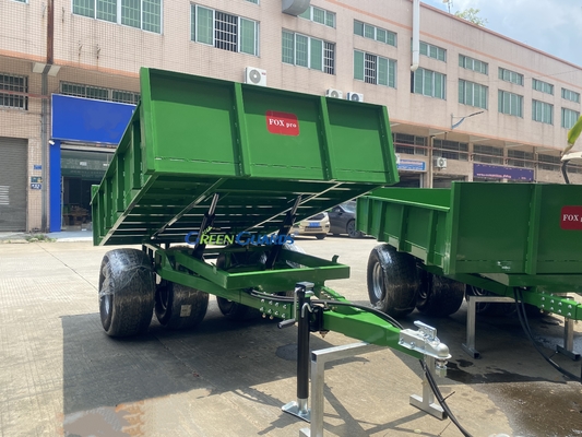 Rimorchio ribaltabile agricolo idraulico con presa di forza (PTO) da 3-10 tonnellate OEM, capacità 210*160*30 cm, con gruppo pneumatici