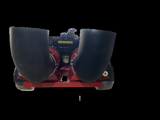 OEM Golf Course Twin Turbines Blower di detriti, Blower di foglie di erba,3600r Min 4 tempi di guida di benzina