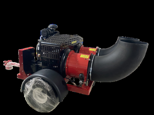 OEM Golf Course Twin Turbines Blower di detriti, Blower di foglie di erba,3600r Min 4 tempi di guida di benzina